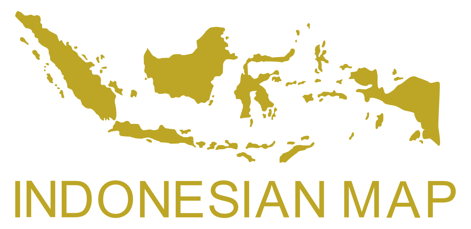 Indonesia Map for App, Art Illustration, Website, Pictogram, Infographic or Graphic Design Element. Format PNG