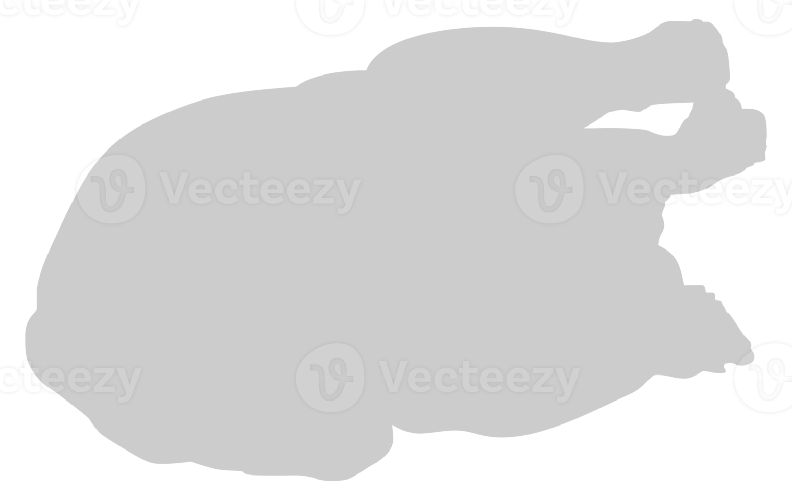 silhouette de la viande de poulet pour le logo, les applications, le site Web, le pictogramme, l'illustration d'art ou l'élément de conception graphique. formatpng png