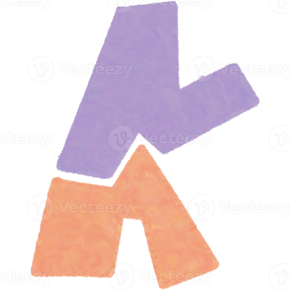 Hand Drawn Letter K png