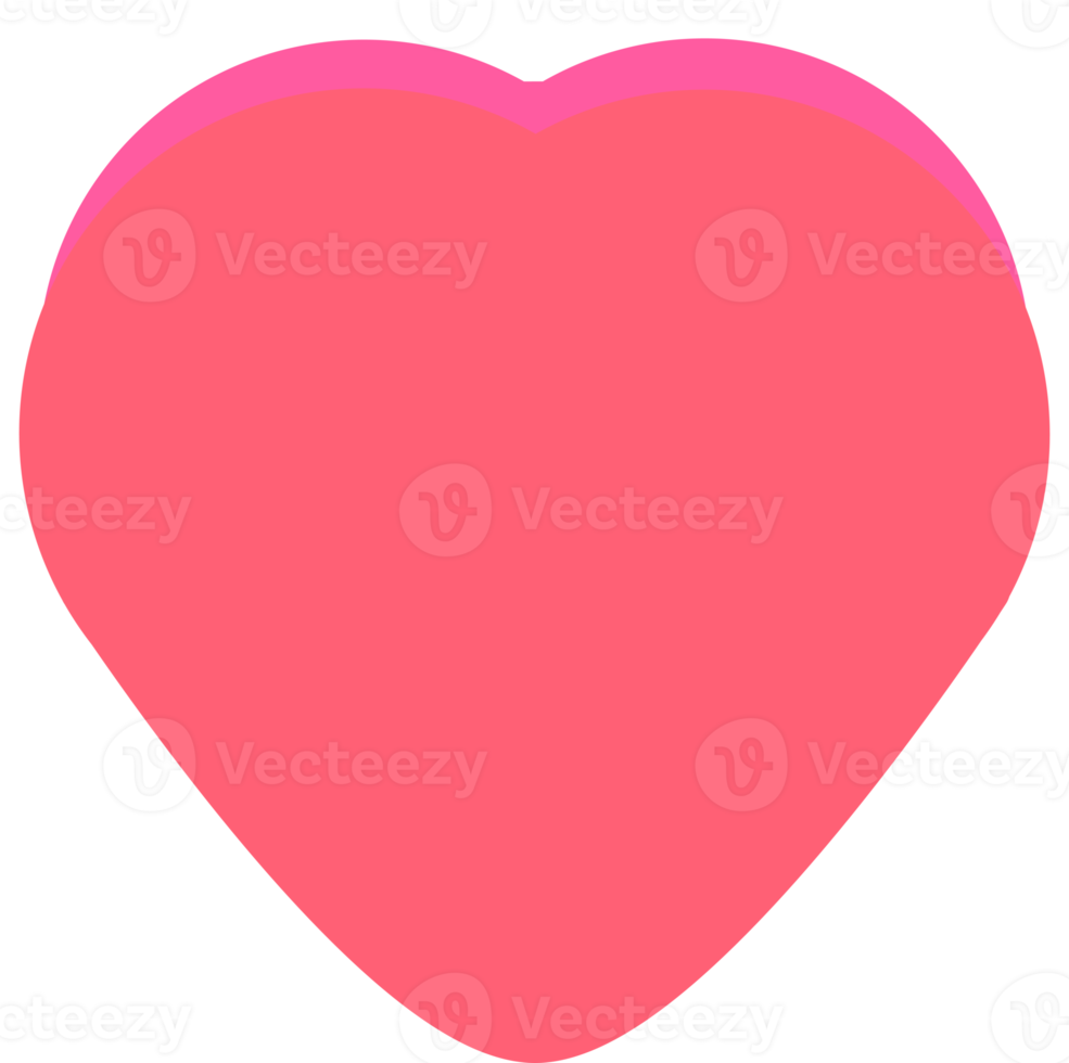 esthetiek schattig hart vorm sticker decoratie png