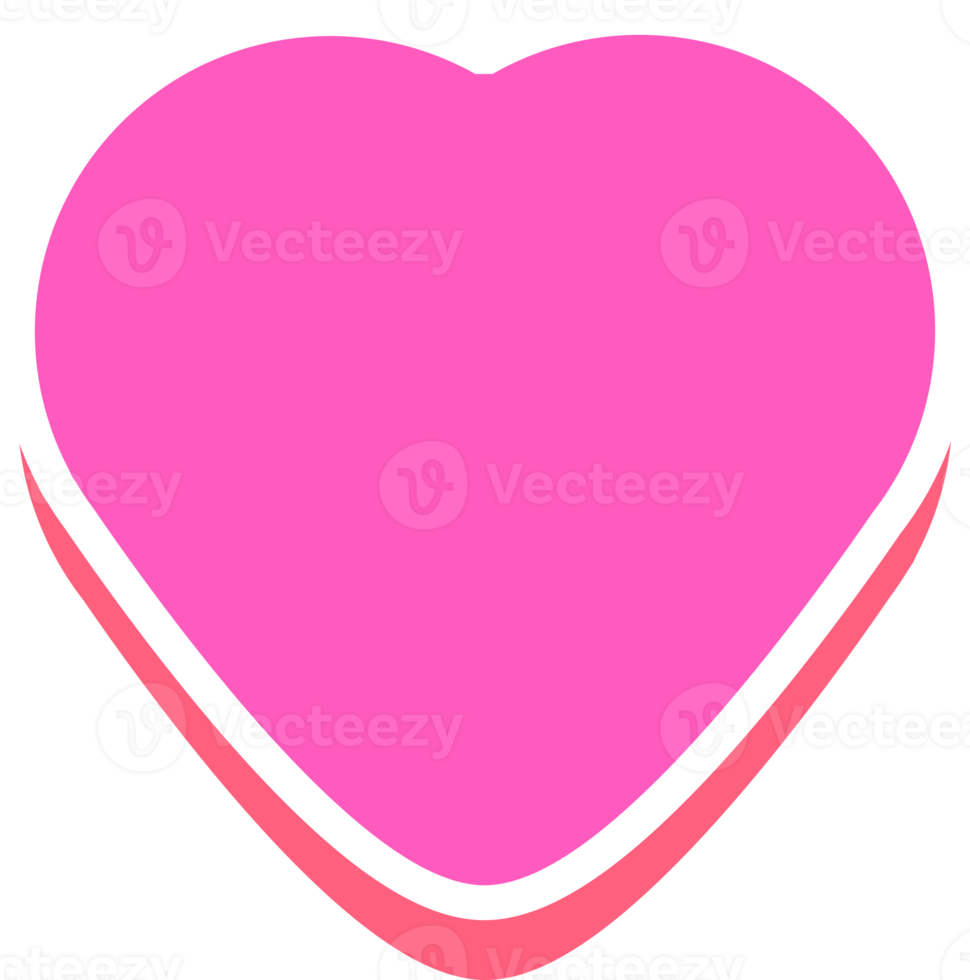 aesthetics cute heart shape sticker decoration png