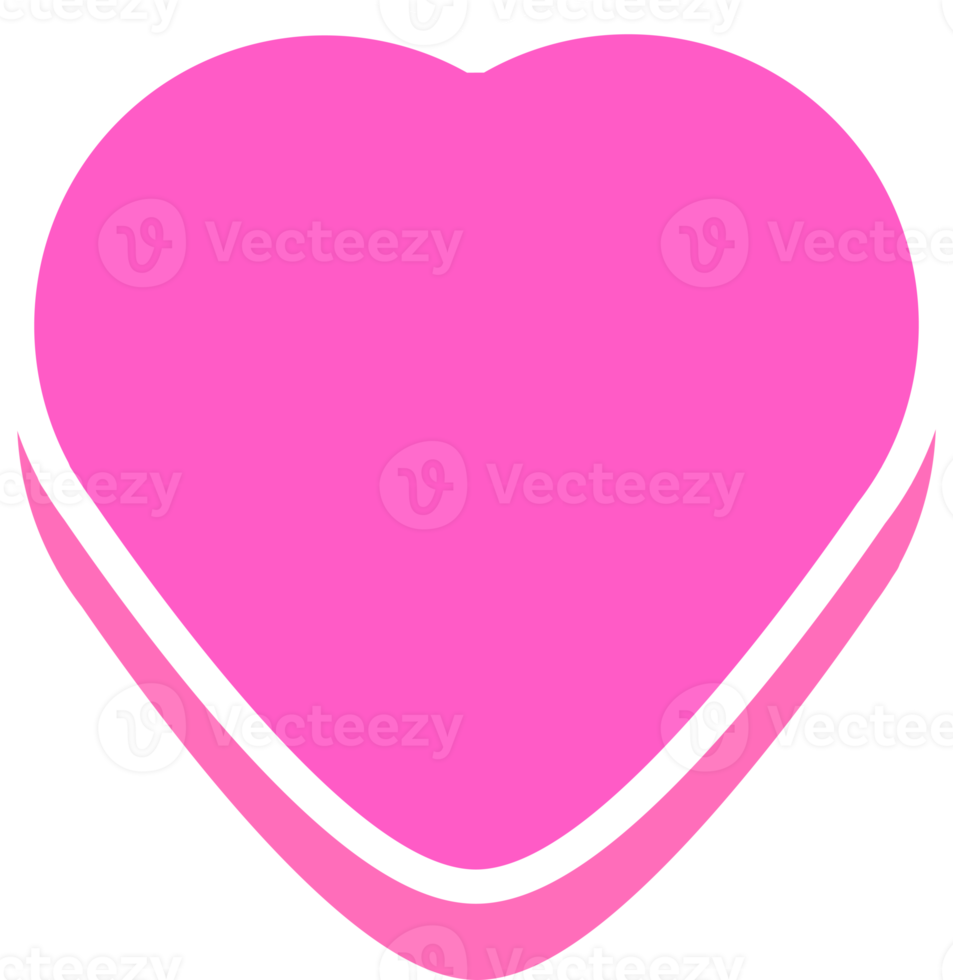 aesthetics cute heart shape sticker decoration png