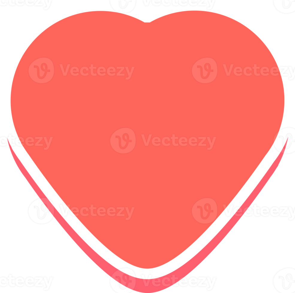 aesthetics cute heart shape sticker decoration png