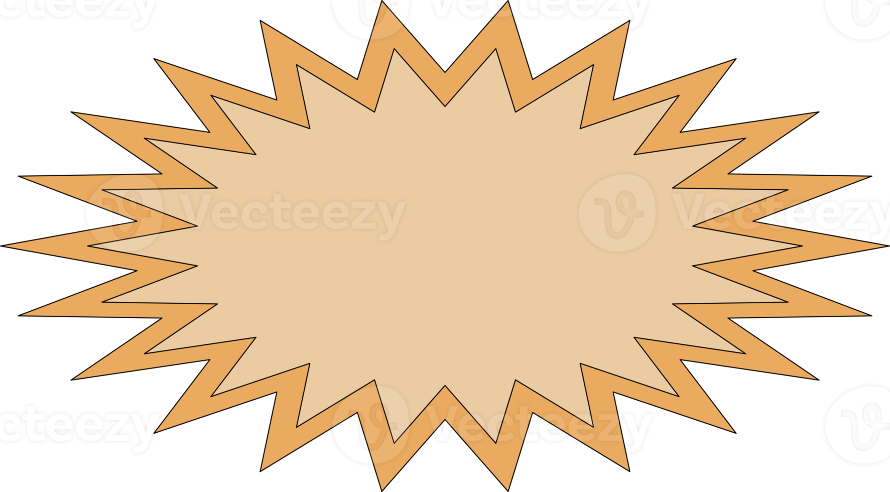 retro groovy funky vlak sticker decoratie png