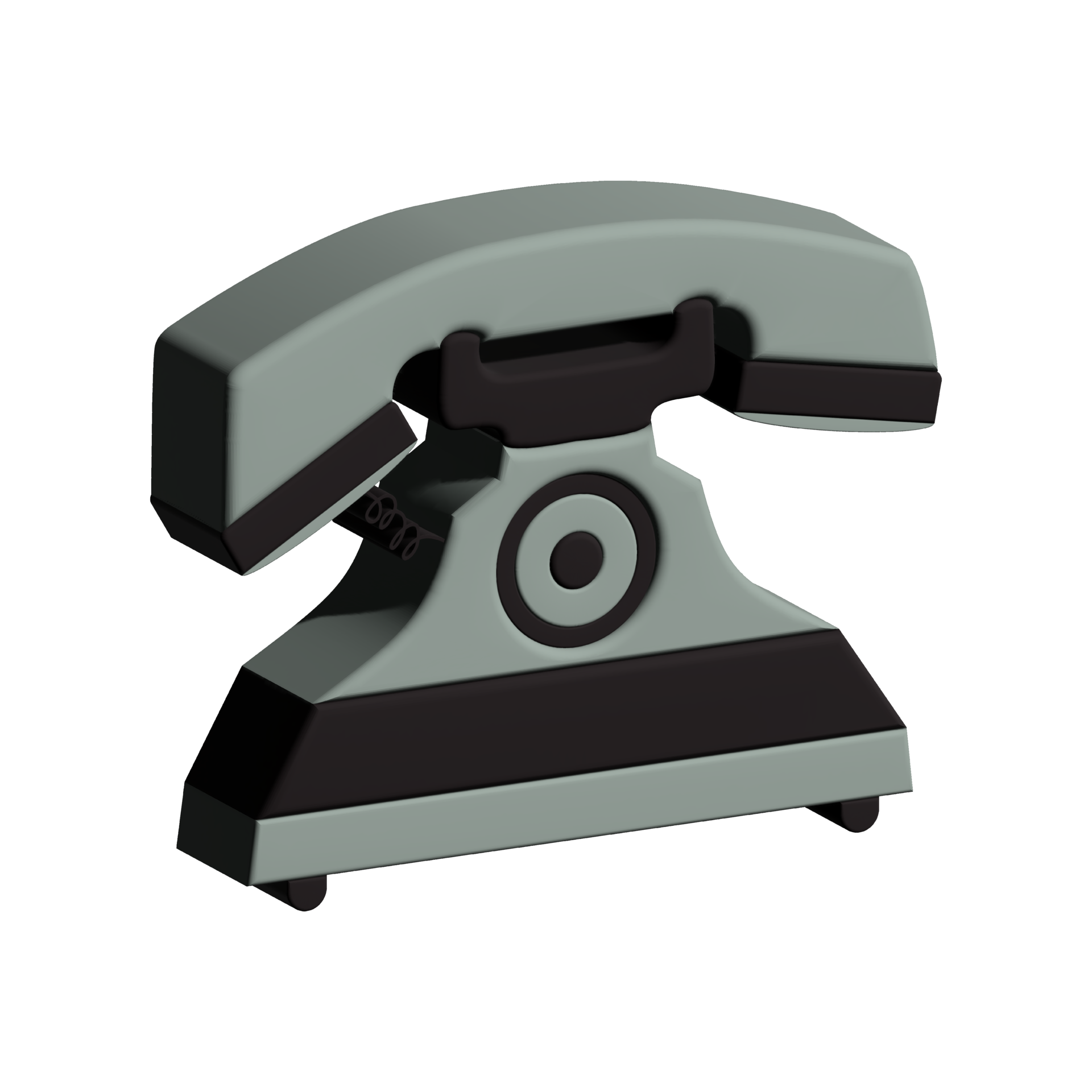 Telephone Icon, Phone icon 3d design colorful 17339763 PNG