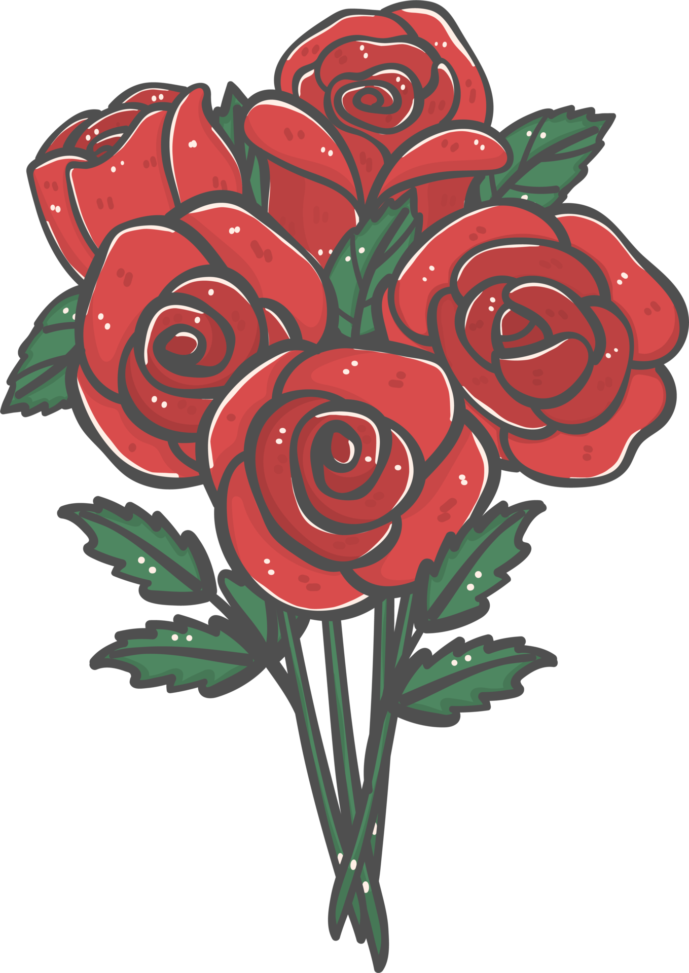 Free bunch of cute romantic Valentine red roses flowers bouquet cartoon doodle 17339864 PNG with Transparent Background Free bunch of cute romantic Valentine red roses flowers bouquet cartoon doodle 17339864 PNG with Transparent Background