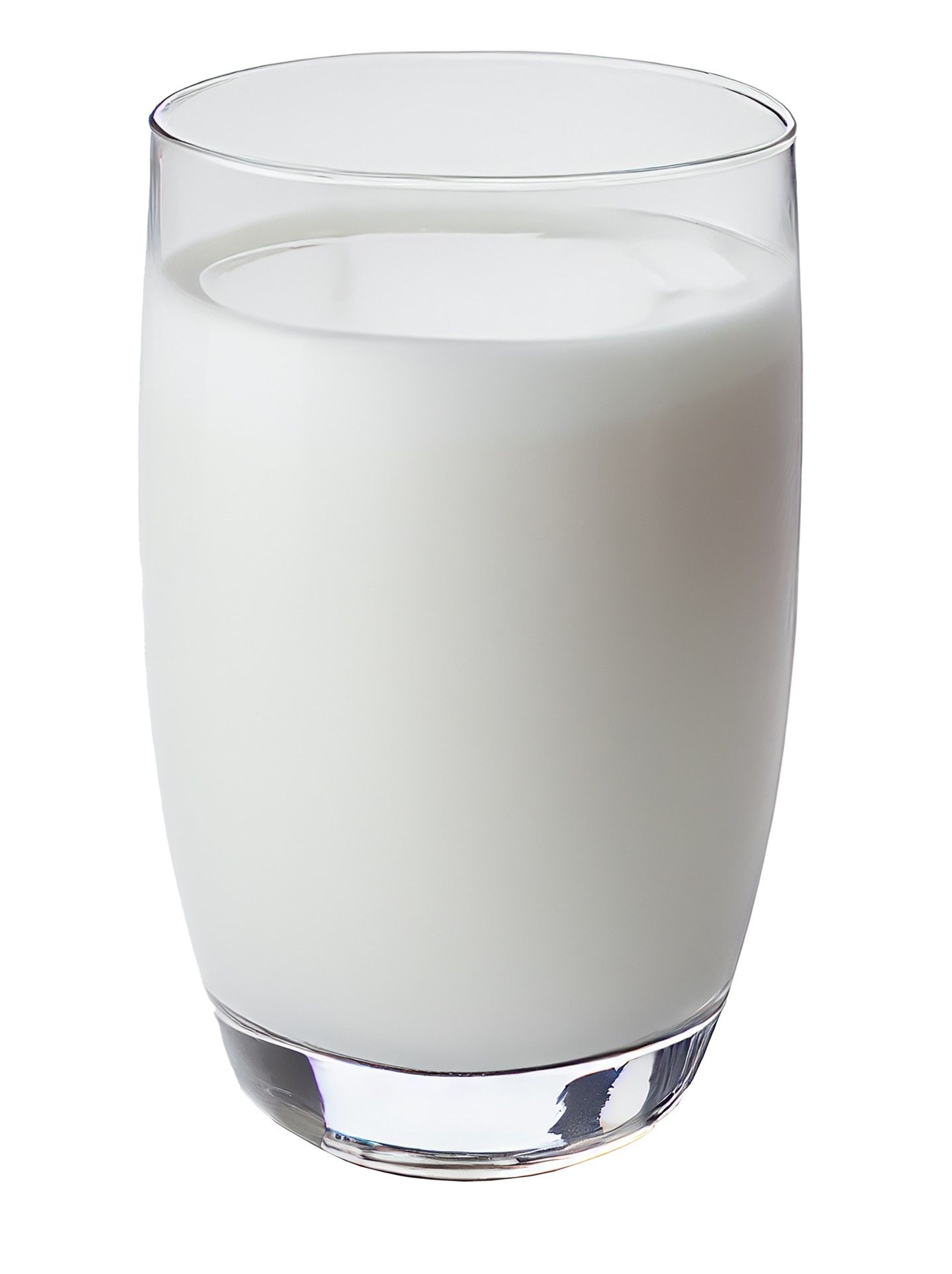 Transparent Glass of fresh milk. 17340365 PNG