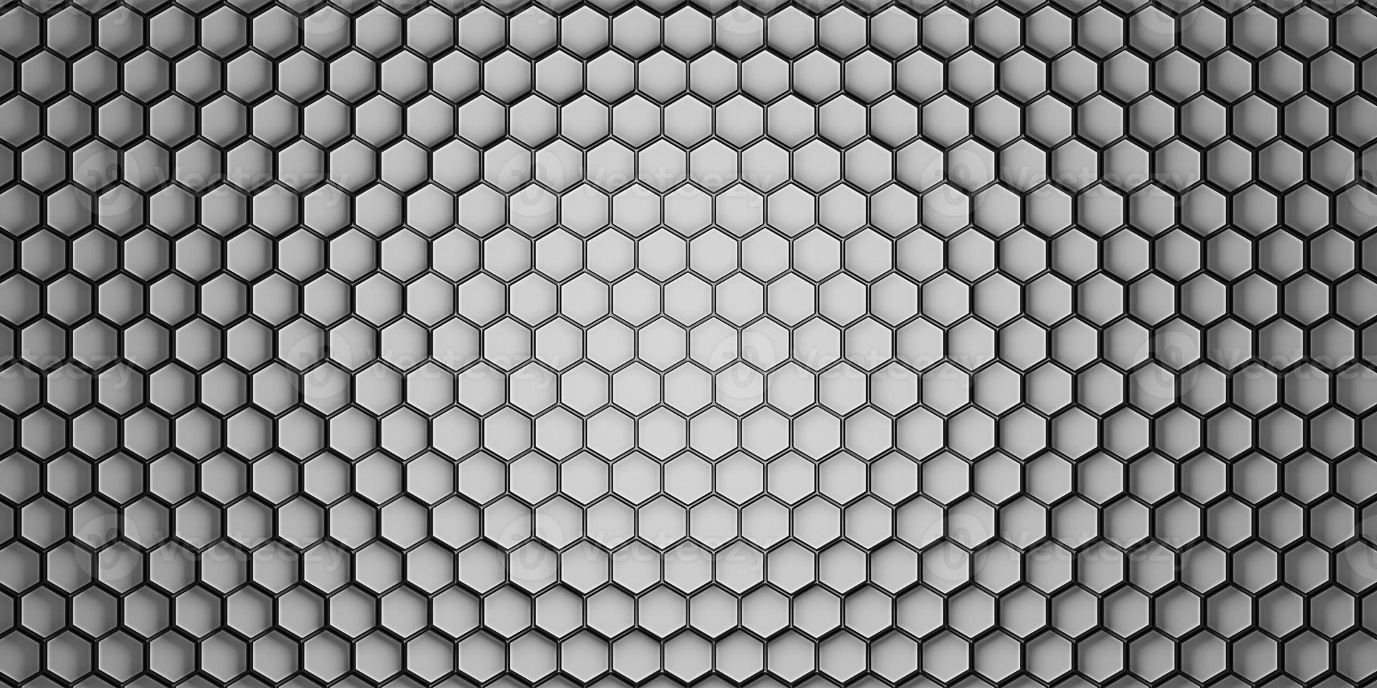 hexagon abstract background modern hexagon scene Honeycomb pattern background 3D illustration photo