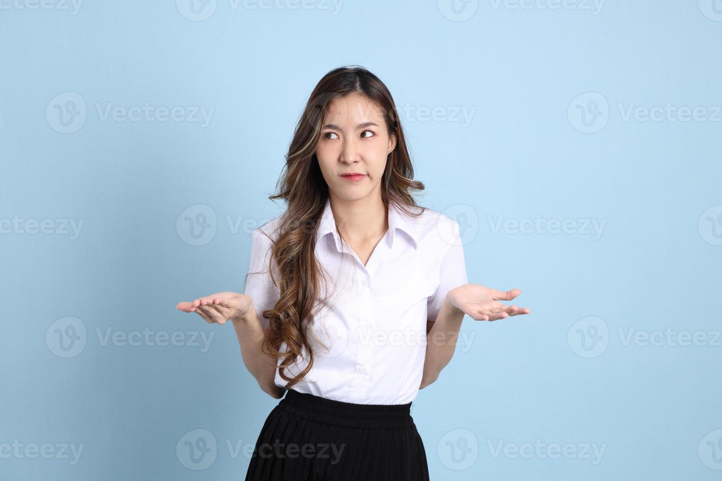 Girl in Student Uniform photo