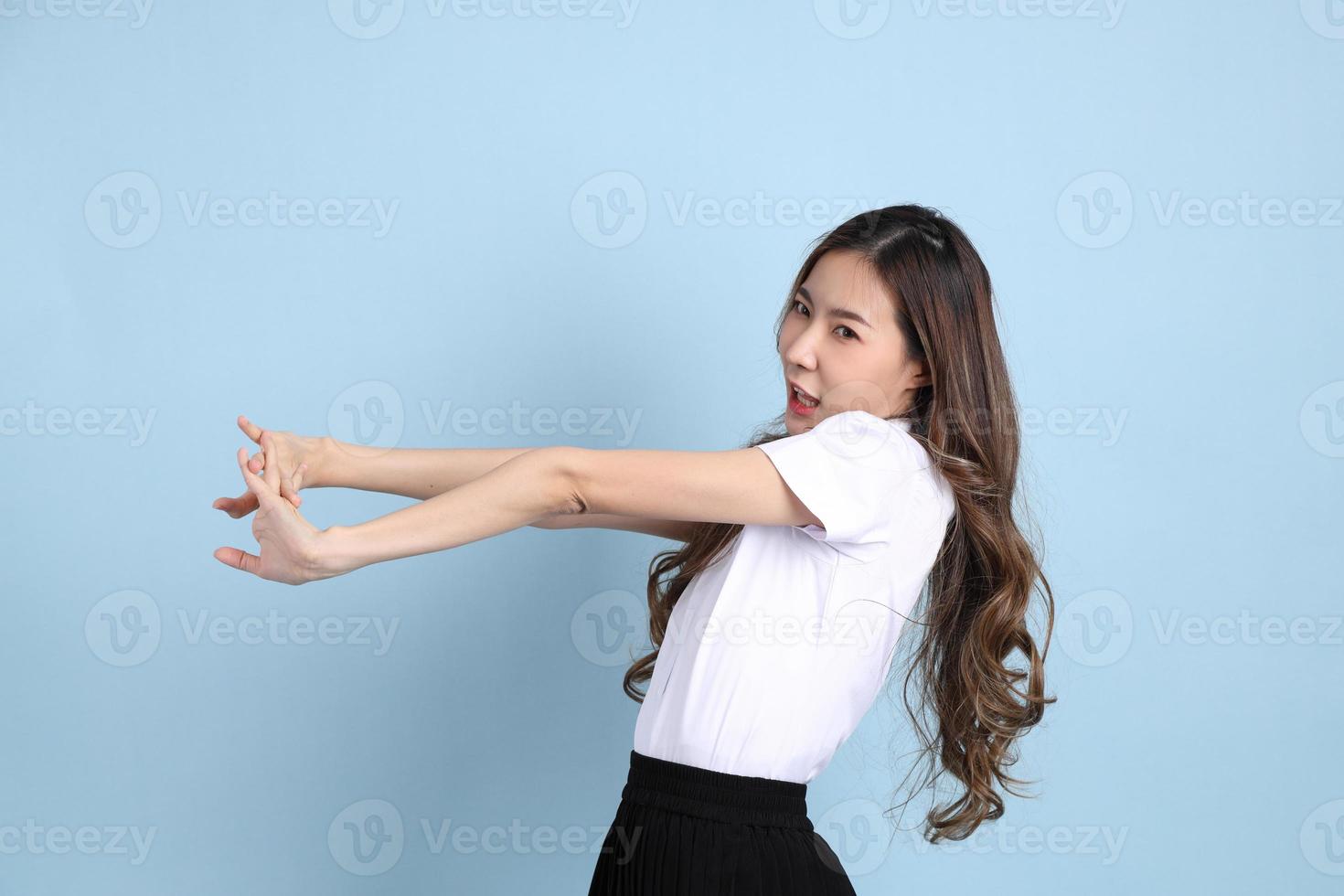 Girl in Student Uniform photo