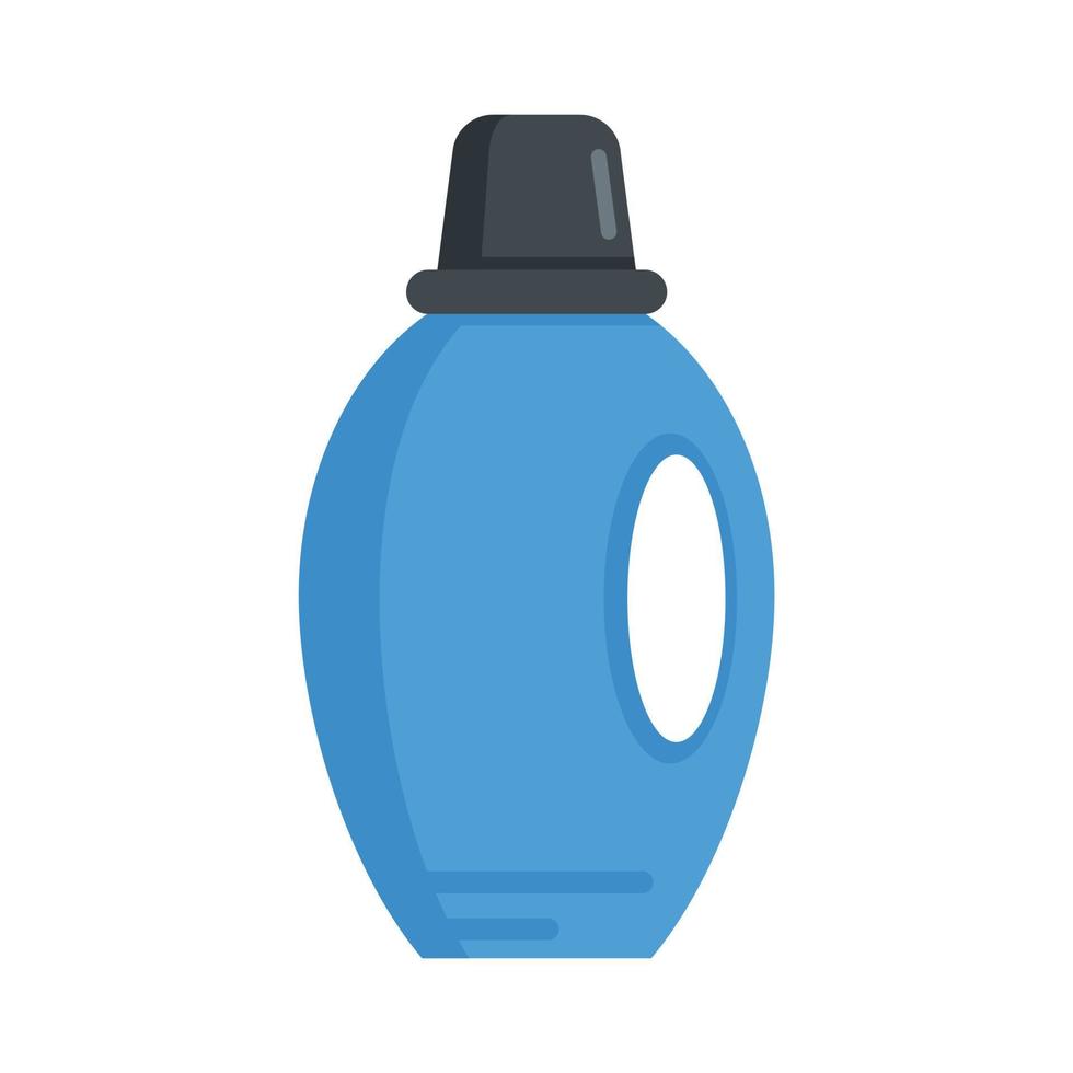 Softener detergent icon, flat style vector