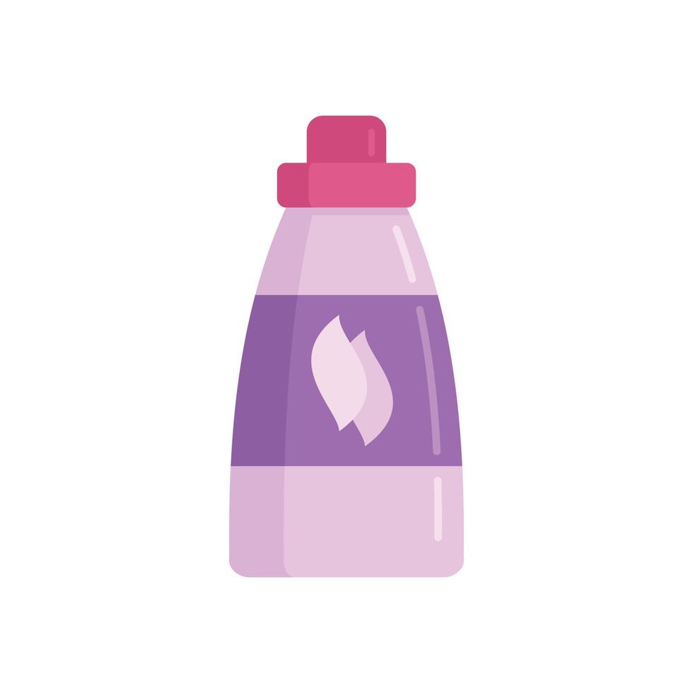 Softener laundry icon, flat style vector