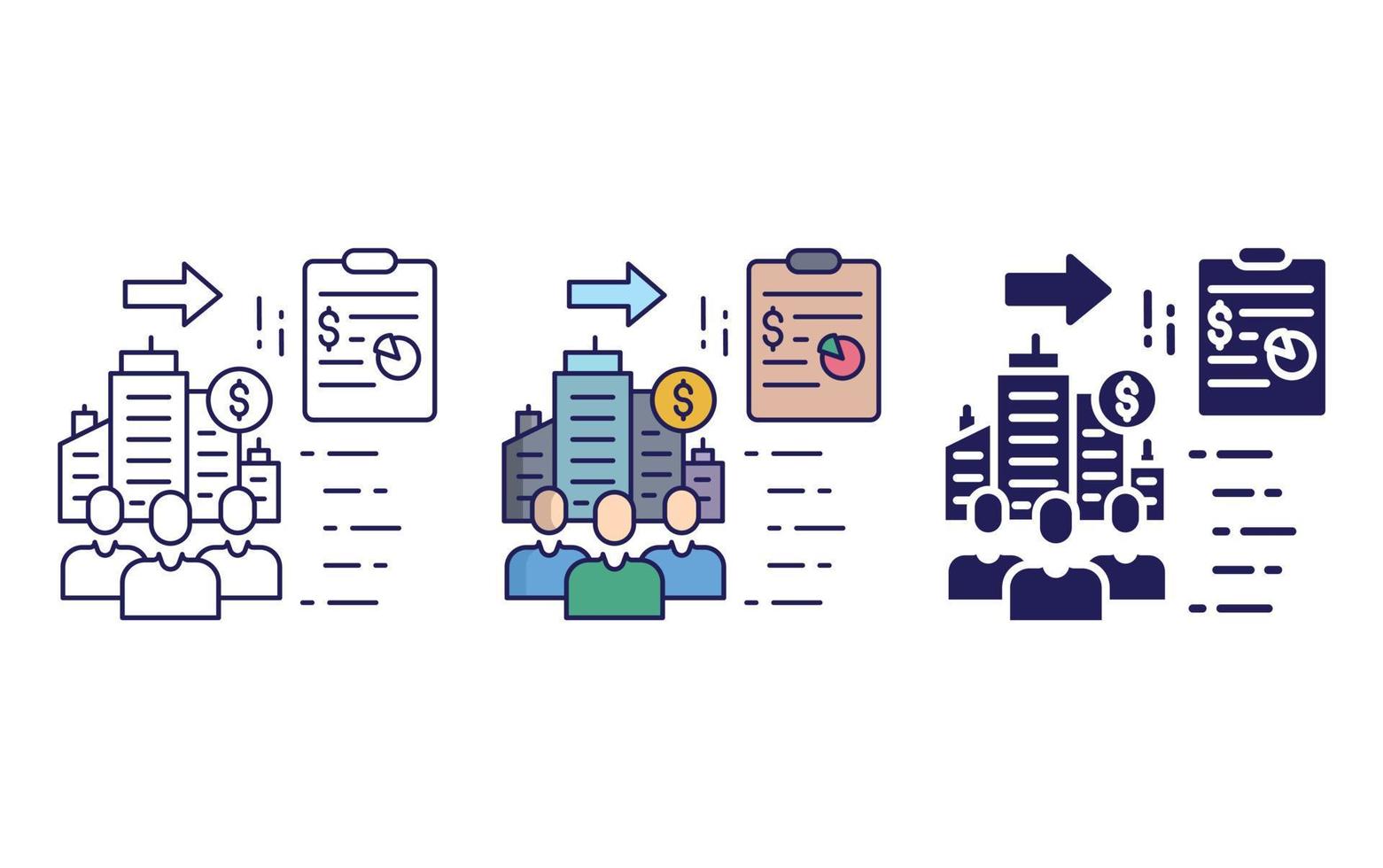 Project team icon vector