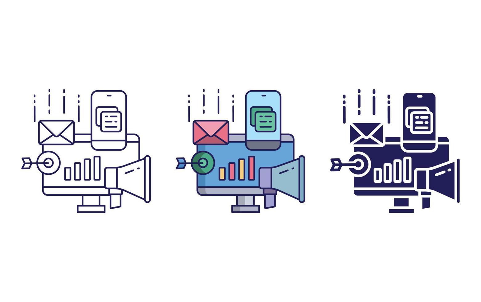 Digital Marketing icon vector