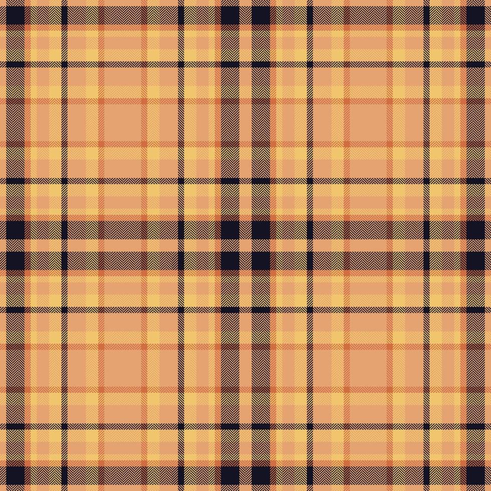 Plaid seamless pattern. Check fabric texture. Vector textile print.