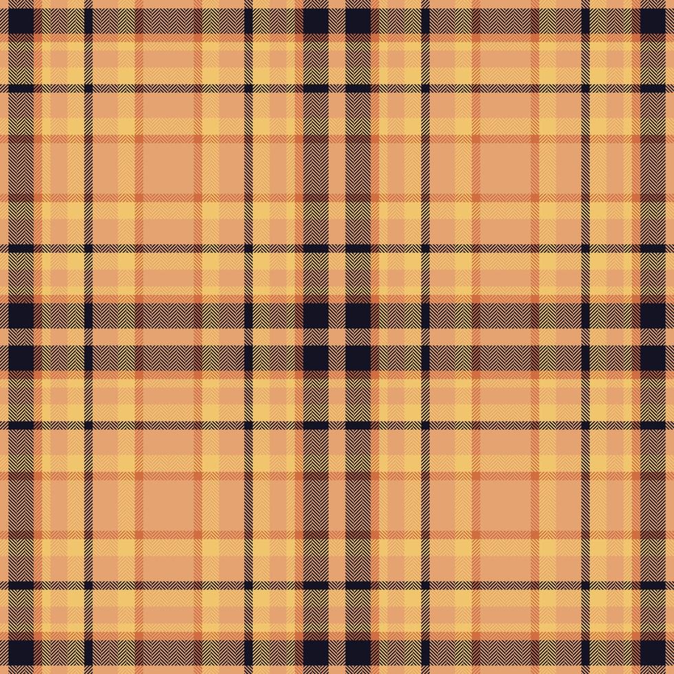 Plaid seamless pattern. Check fabric texture. Vector textile print.