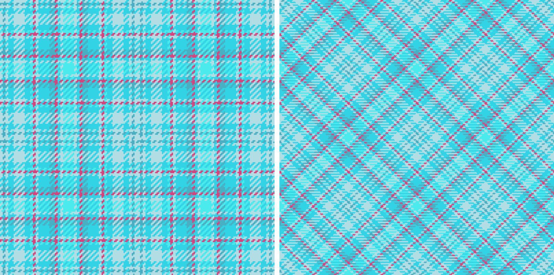 Seamless background vector. Tartan fabric pattern. Check textile plaid texture. vector