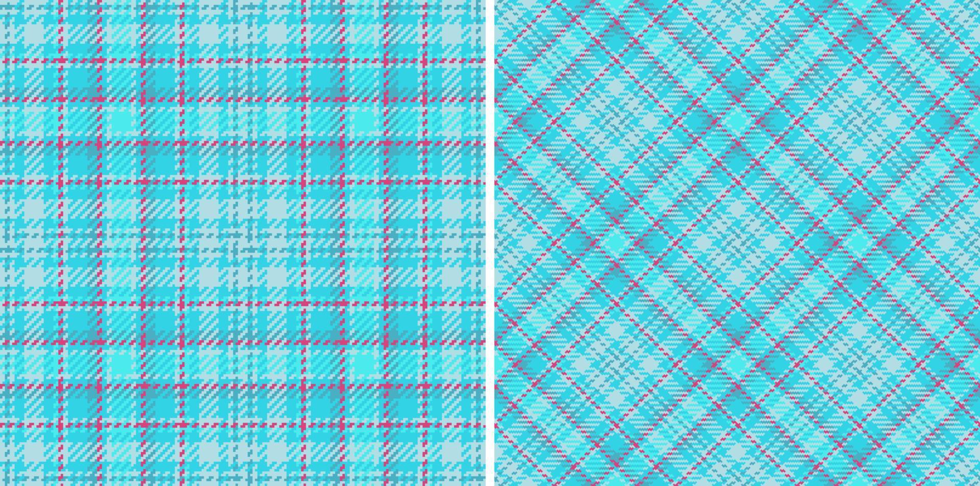 Seamless background vector. Tartan fabric pattern. Check textile plaid texture. vector