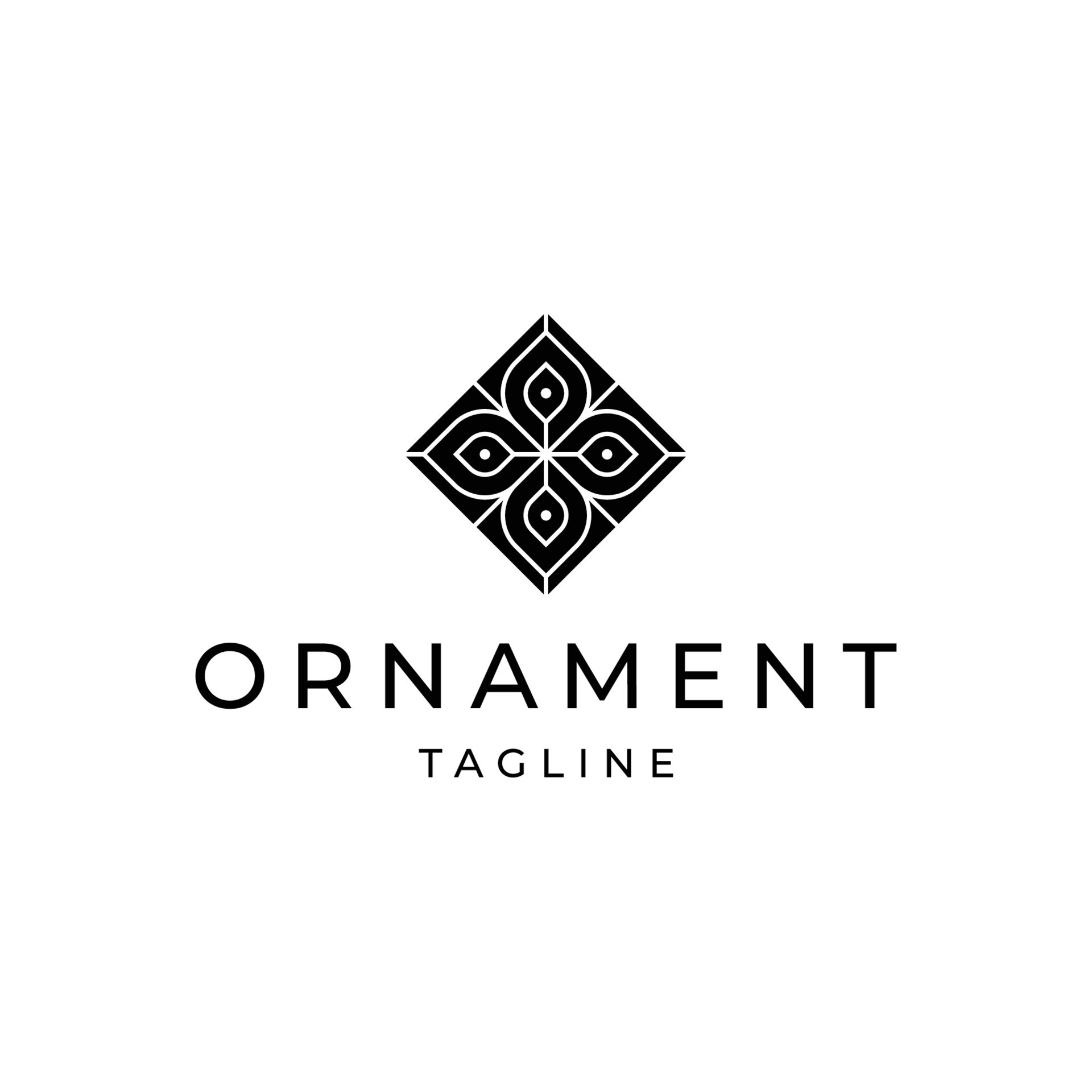 Ornament logo design vector template 17344131 Vector Art at Vecteezy