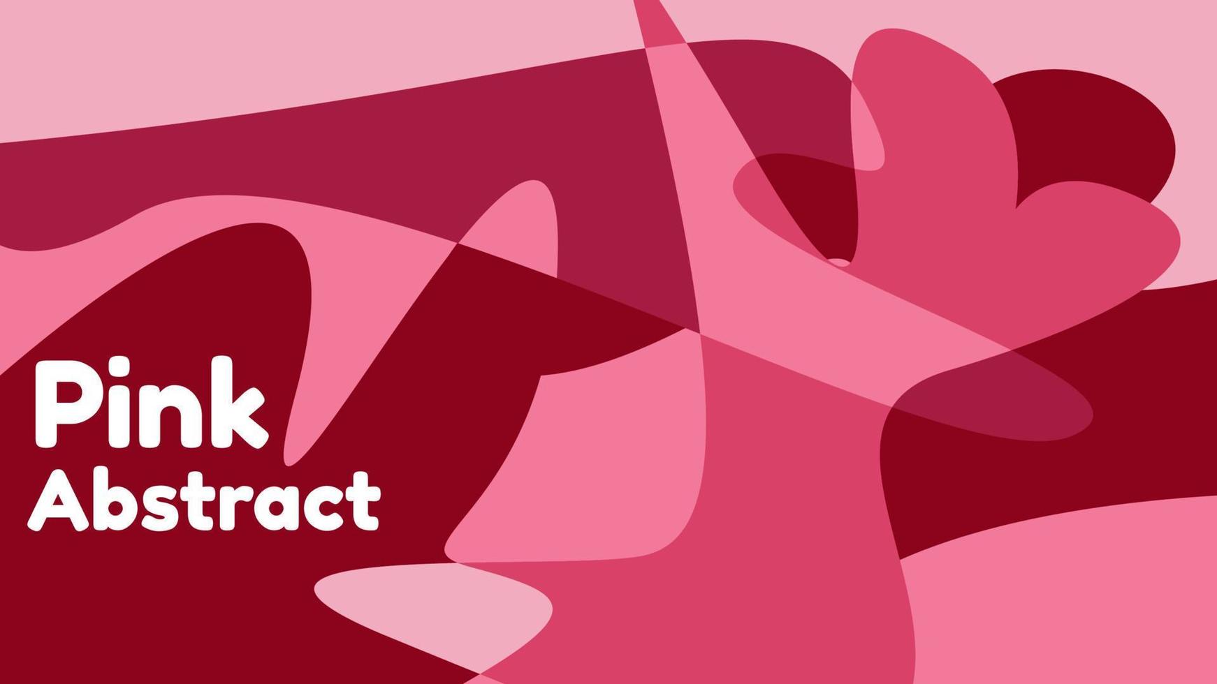 abstract geometric background with pink color for presentation vector