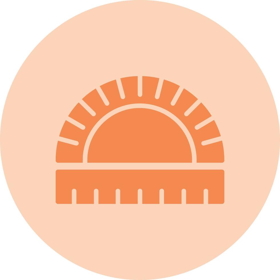 Protractor Vector Icon