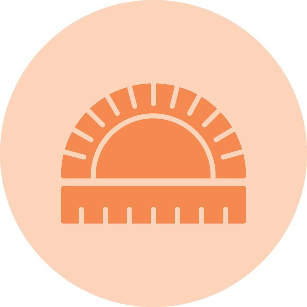 Protractor Vector Icon