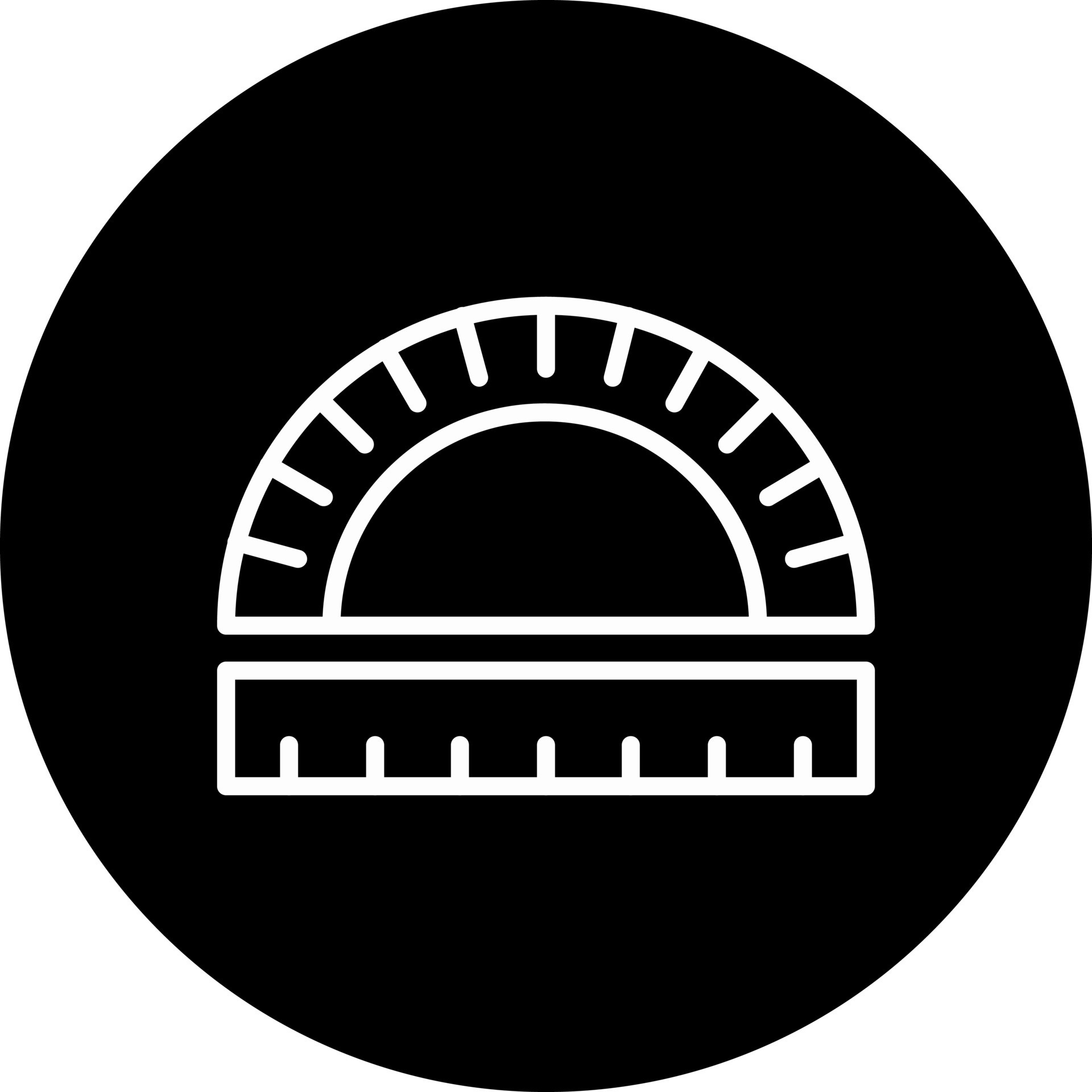 Protractor Vector Icon 17344747 Vector Art at Vecteezy