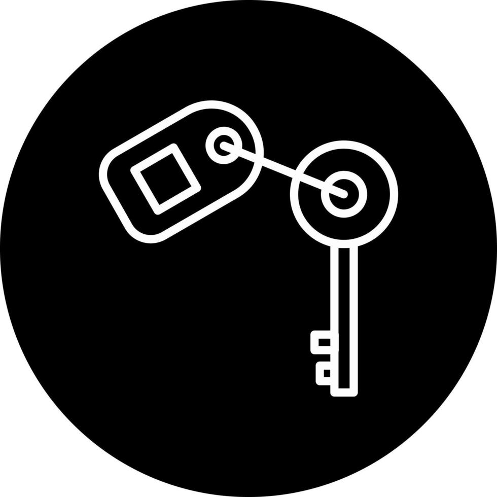 Key Tag Vector Icon