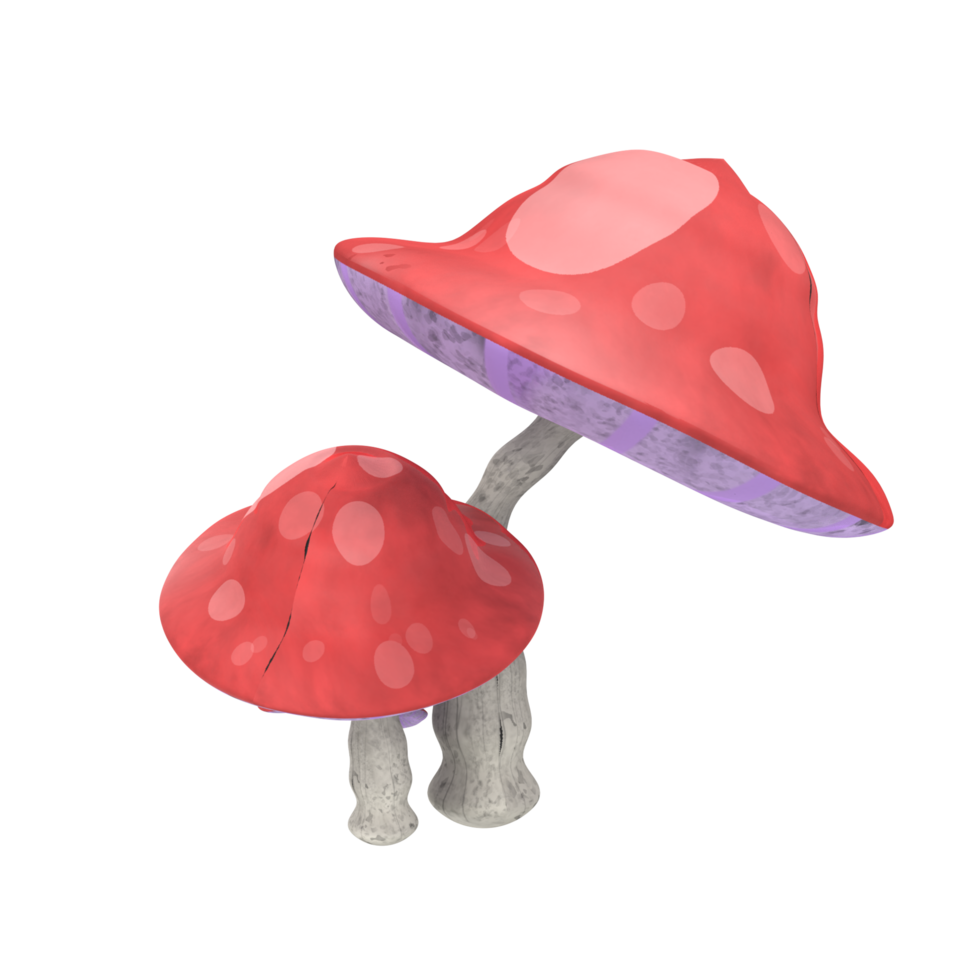 Mushroom isolated on transparent png
