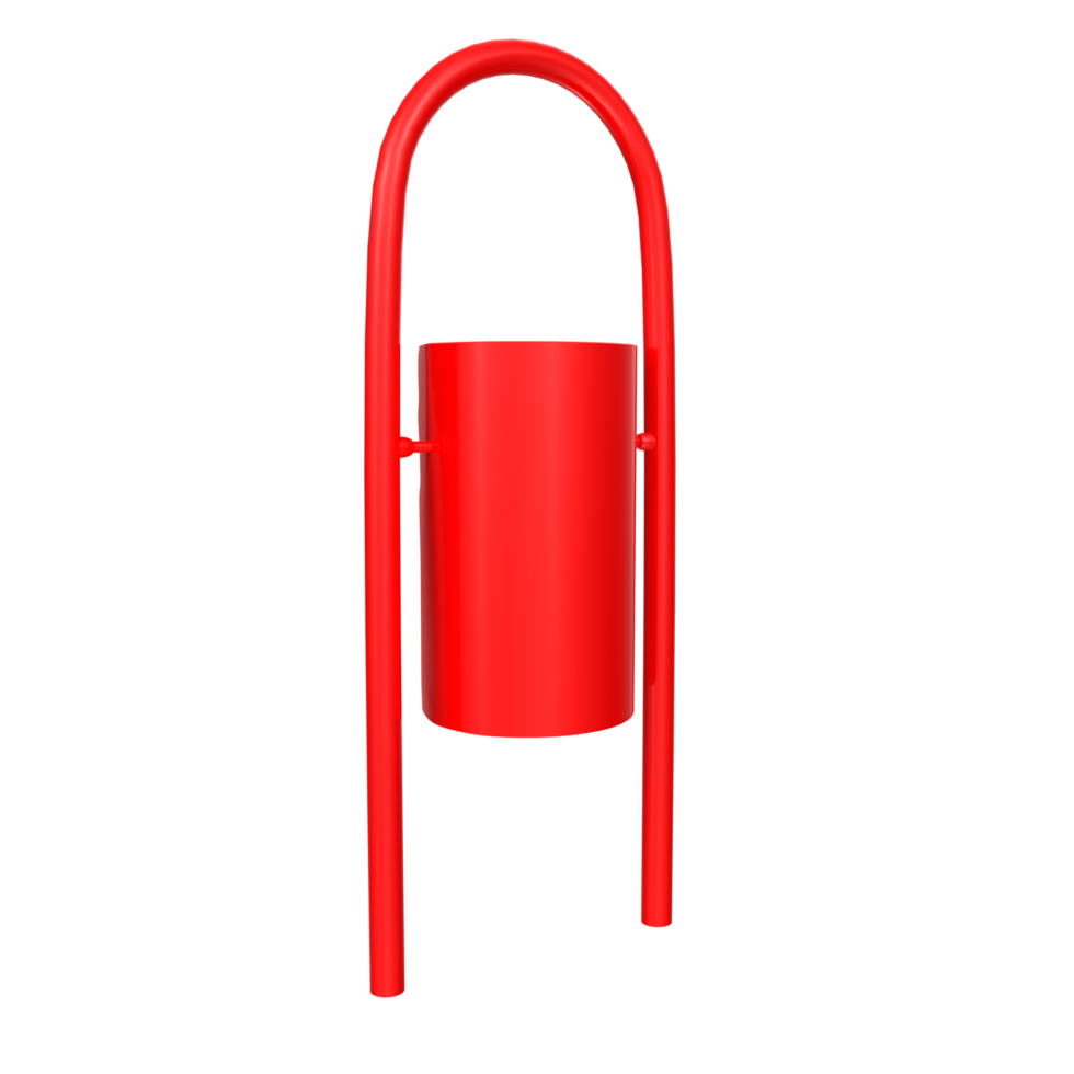 Trash object isolated on transparent png