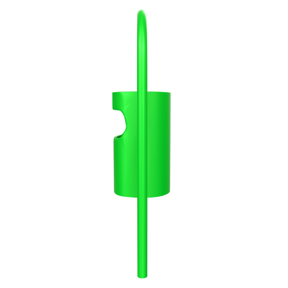 objet poubelle isolé sur transparent png