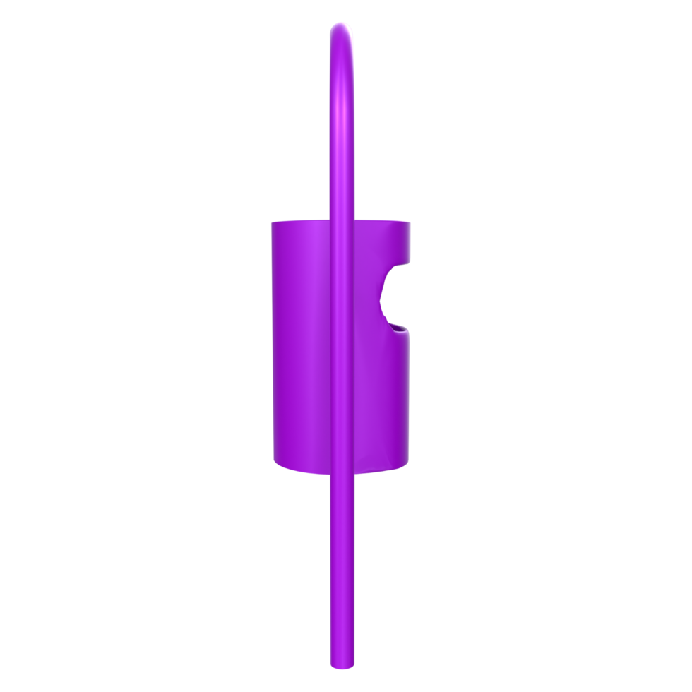 Trash object isolated on transparent png