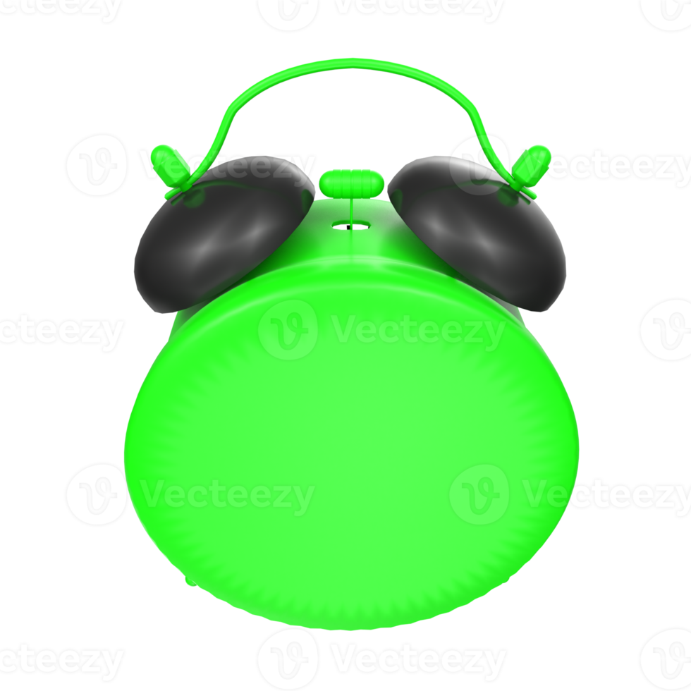 alarm clock isolated on transparent png