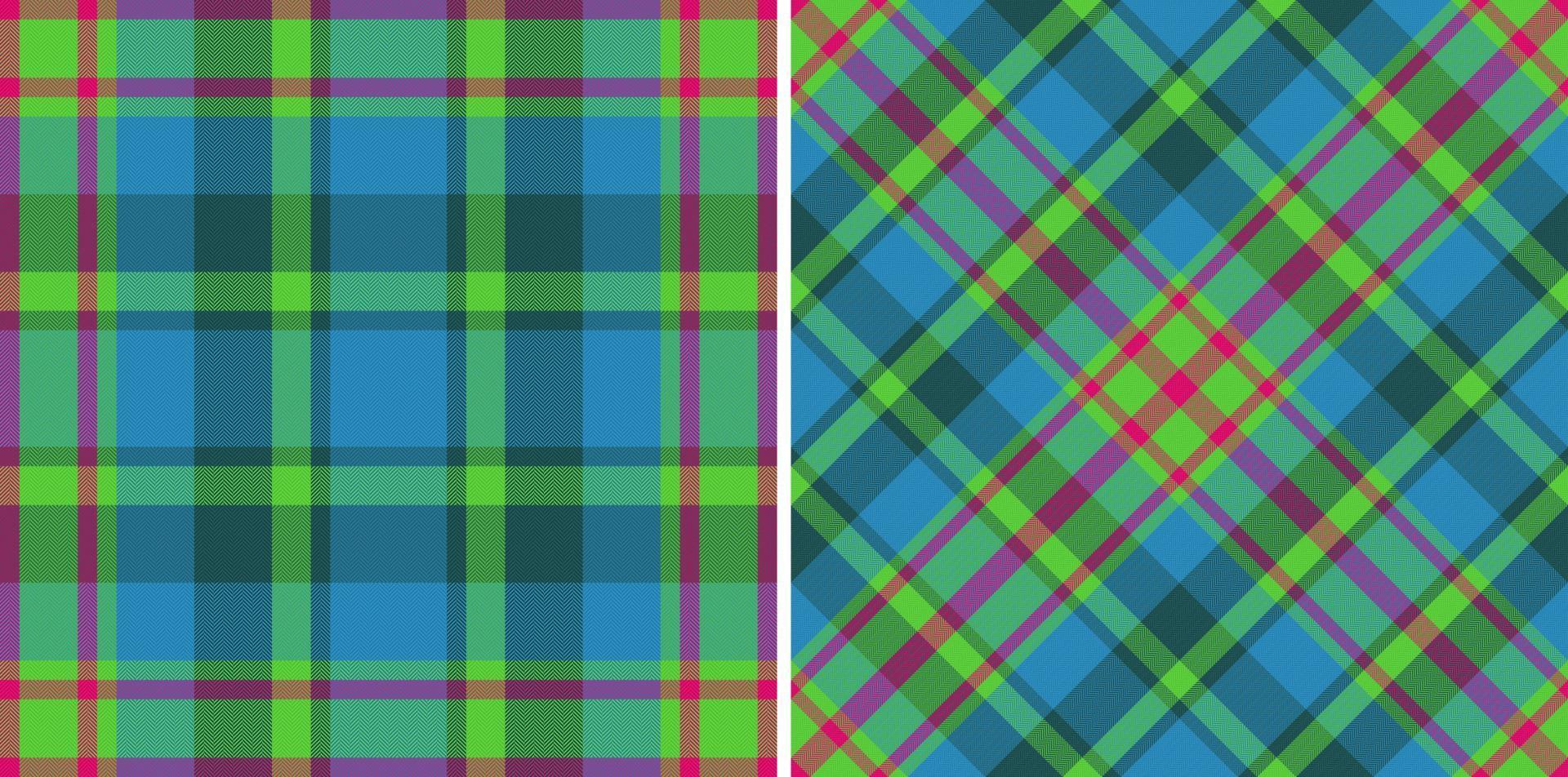 Plaid texture tartan. Vector seamless fabric. Check background pattern textile.