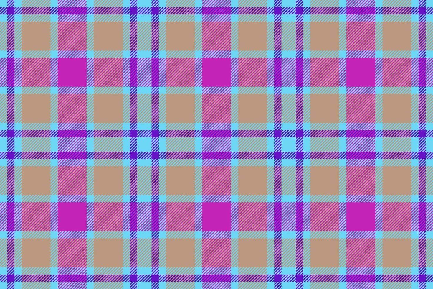 Plaid texture textile. Check background vector. Pattern tartan seamless fabric. vector