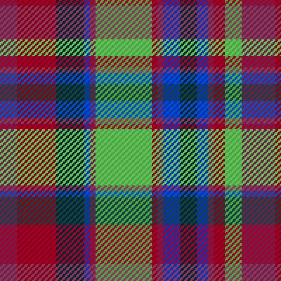 Background plaid tartan. Texture fabric seamless. Pattern check textile vector. vector