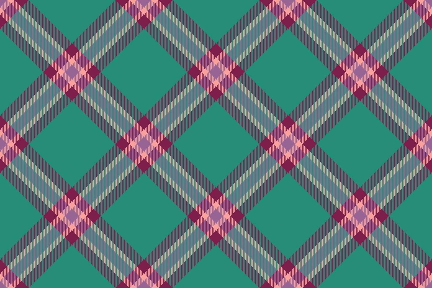 Fabric pattern check. Background tartan plaid. Textile texture vector seamless.