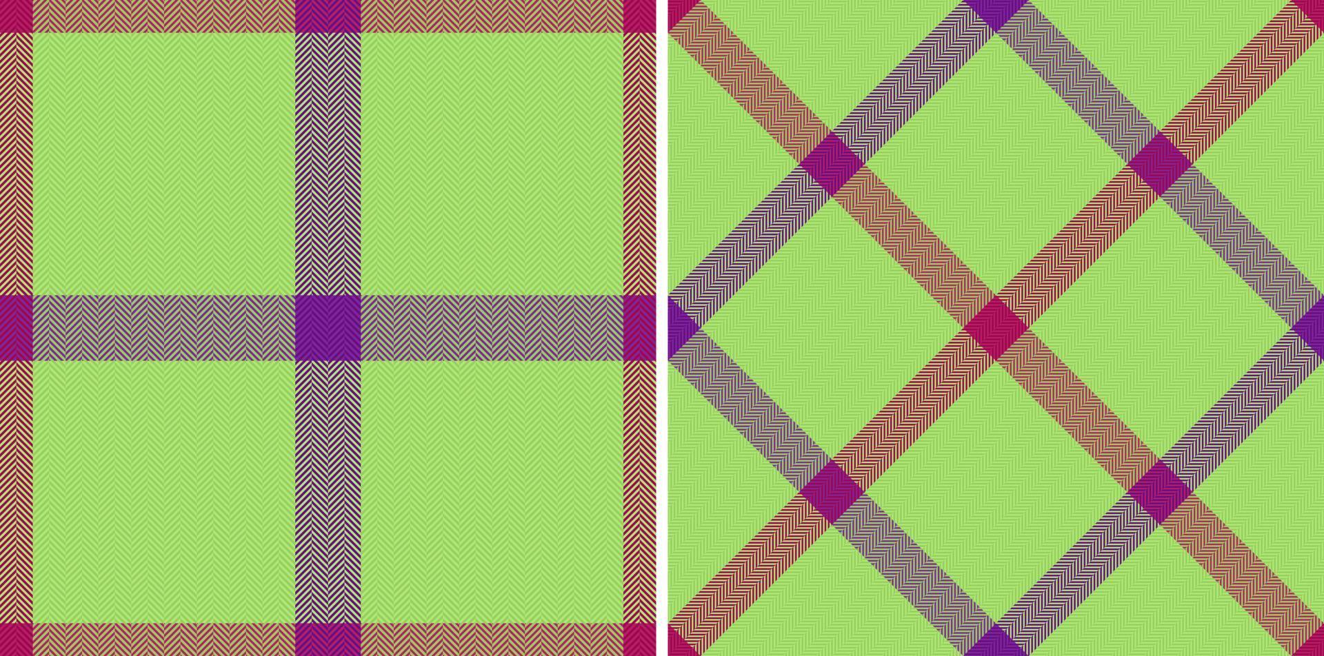 textil vectorial de textura. fondo de cuadros de tela. tartán sin costuras a cuadros. vector