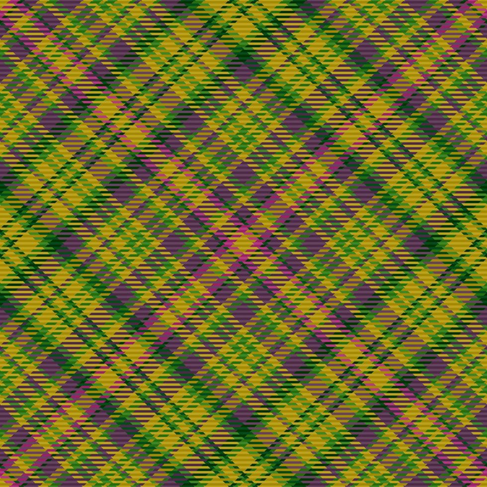 Texture plaid check. Background fabric textile. Tartan pattern seamless vector. vector