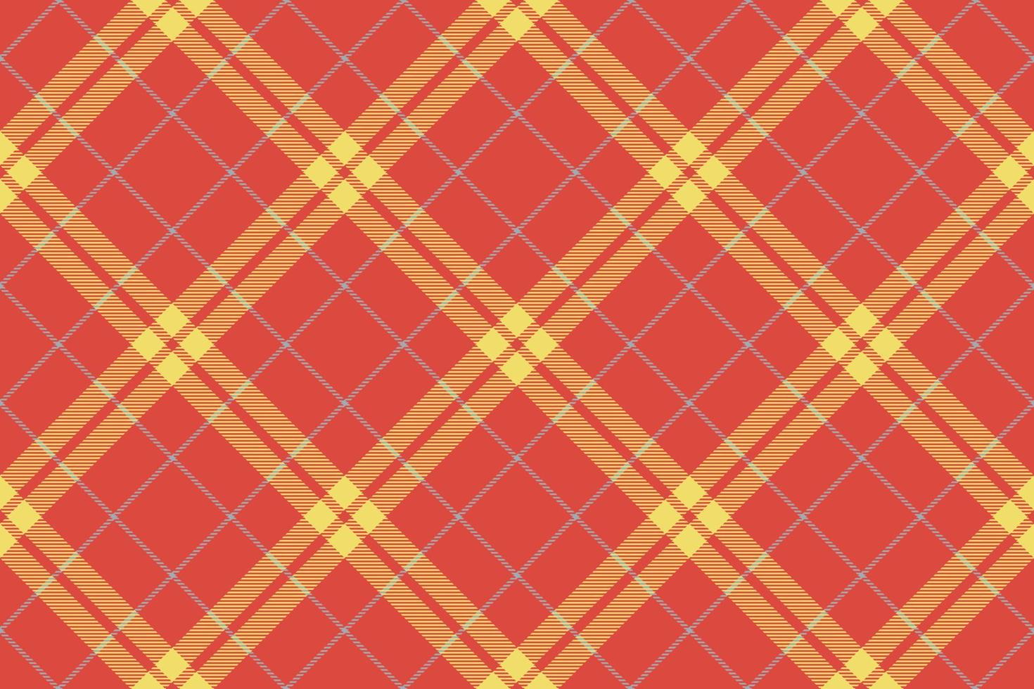 Tartan plaid background, diagonal check seamless pattern. Vector fabric texture for textile print, wrapping paper, gift card, wallpaper.