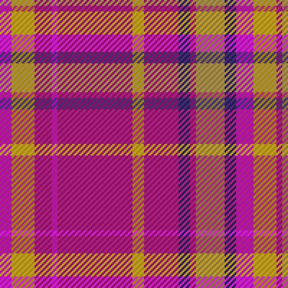 Pattern check tartan. Background texture textile. Plaid vector fabric seamless.