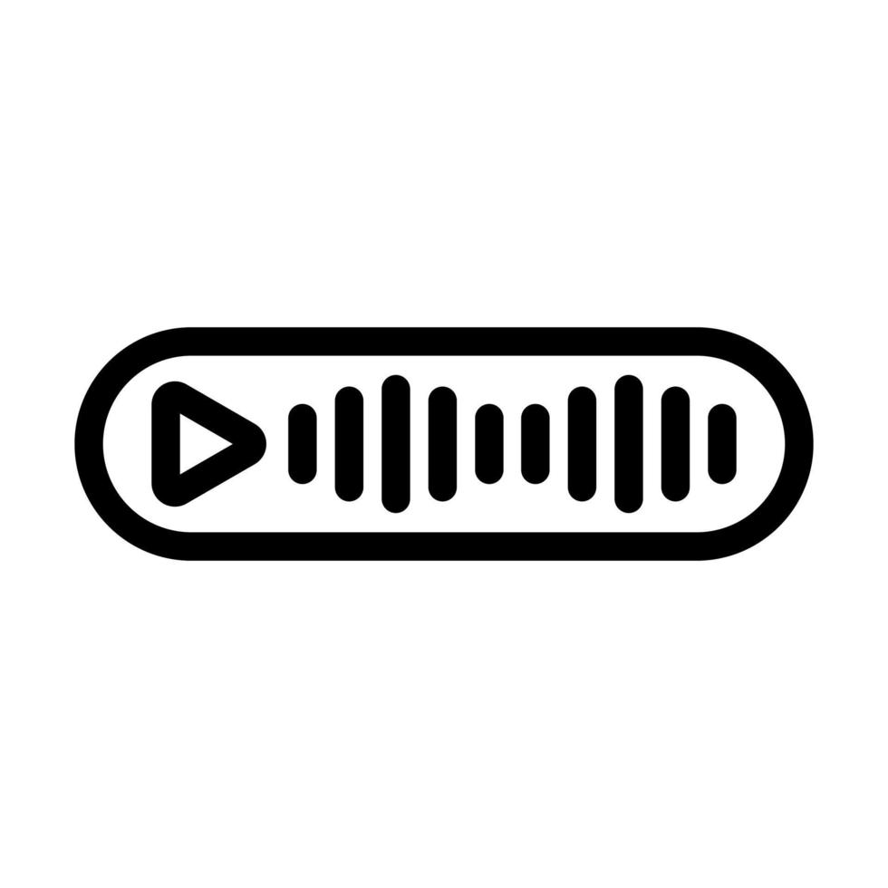 Voice Message Icon Design vector