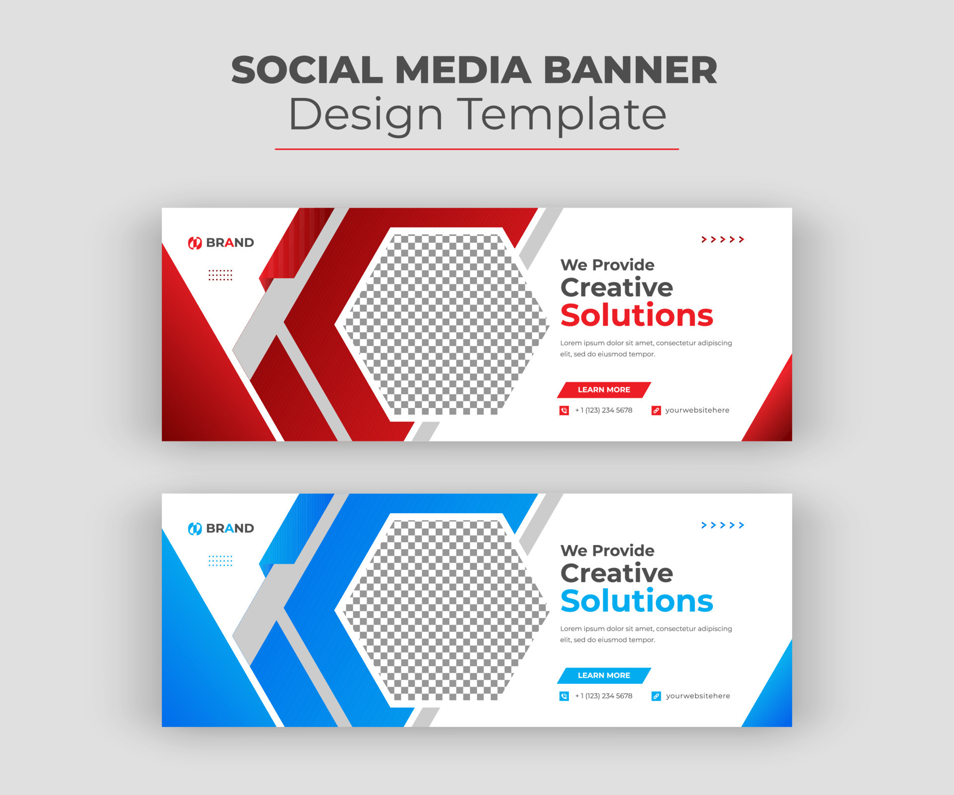 Corporate Business Facebook cover page Design Template 17346202 Vector