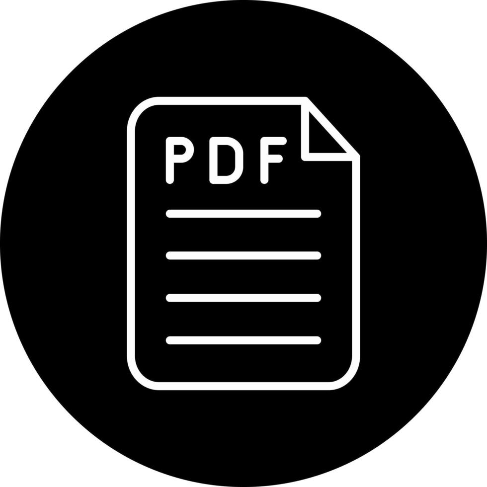 Pdf Vector Icon