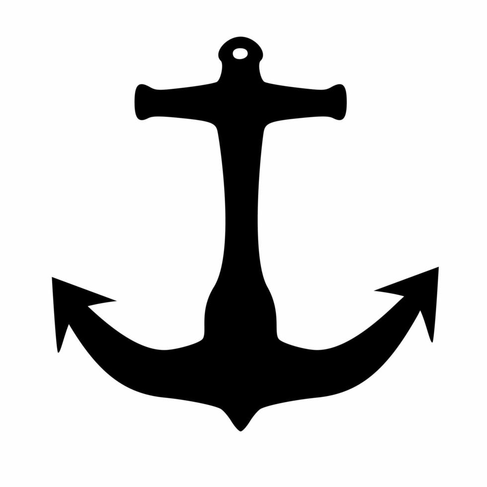 Anchor icon template. Stock vector illustration.