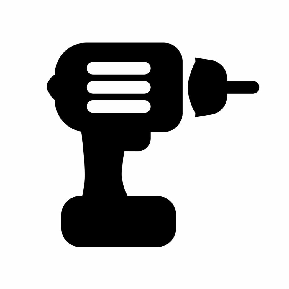 ilustración del icono de la máquina perforadora. vector de acciones