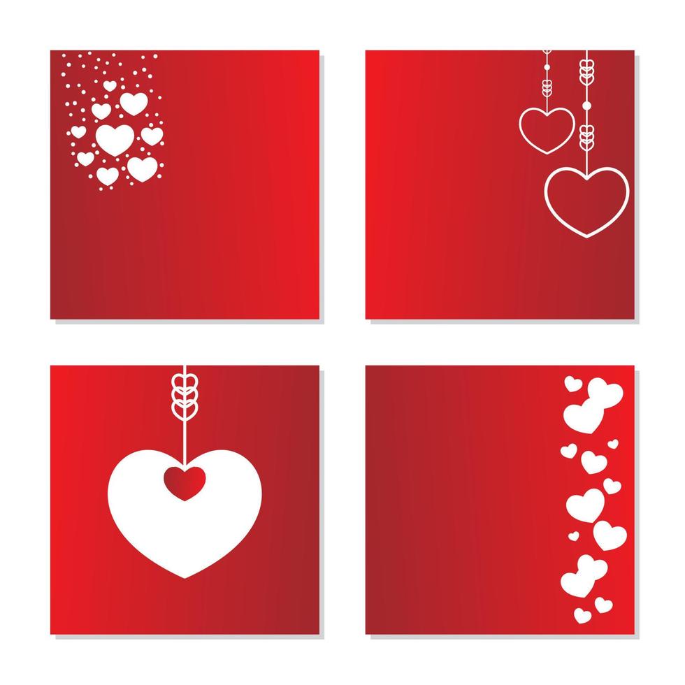 valentines day background, with heart icon for greeting card vector