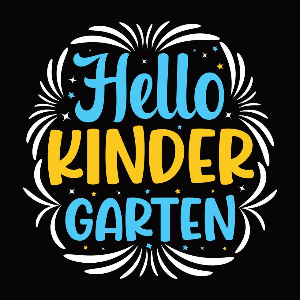 Back to School T shirt design. vector