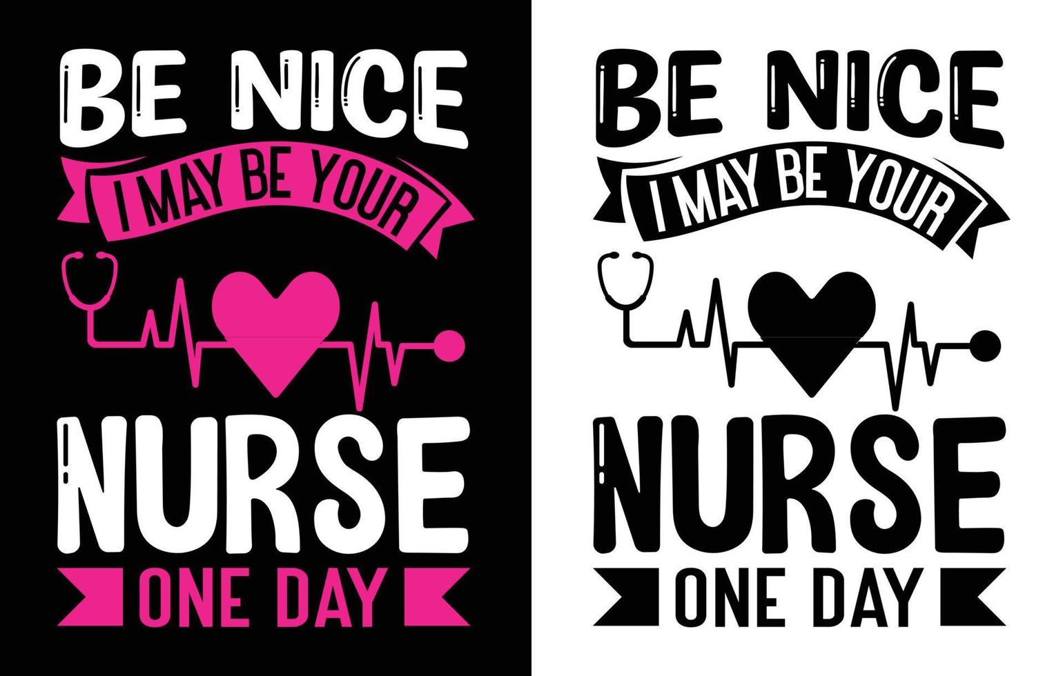 Nurse T-shirt Design Bundle vector