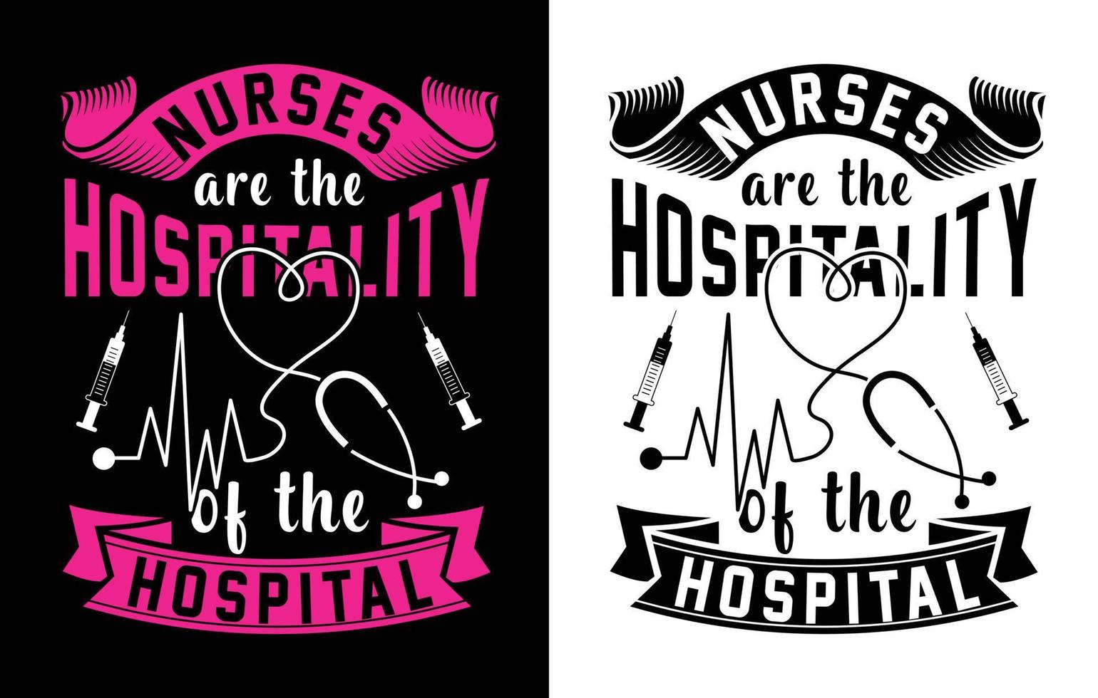 Nurse T-shirt Design Bundle vector